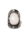 Bague argent massif et pierre naturelle