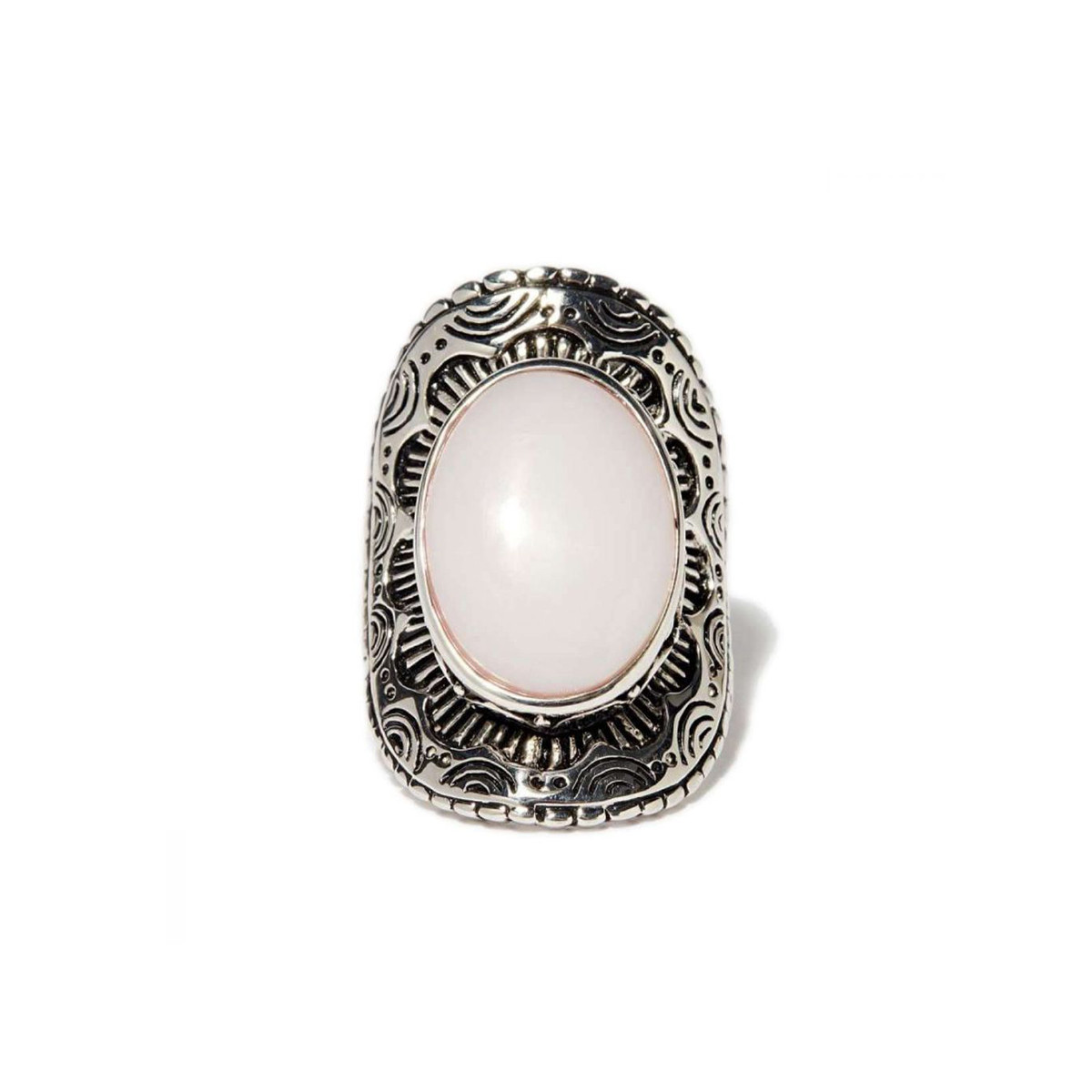 Bague "Tamarindo" Opale rose 5,8ct et Argent Massif 925/1000