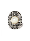 Bague argent massif et pierre naturelle
