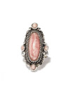 Bague argent massif et pierre naturelle