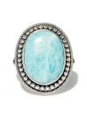 Bague argent massif et pierre naturelle