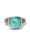 Bague argent massif et pierre naturelle
