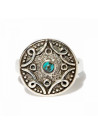 Bague argent massif et pierre naturelle