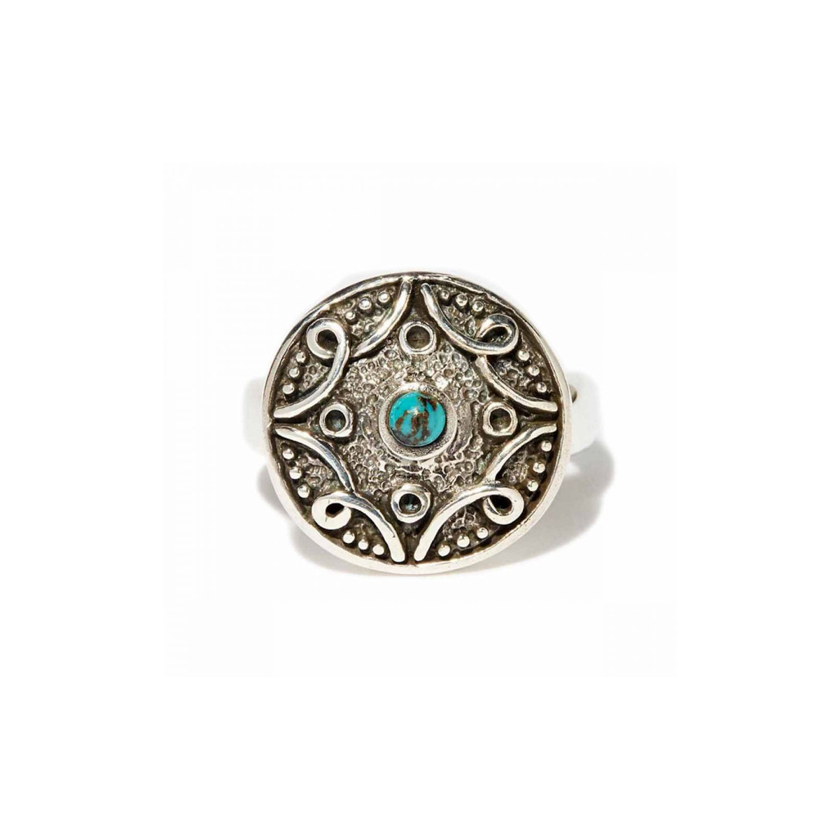Bague "Ciruela" Turquoise 0,04ct et Argent Massif 925/1000