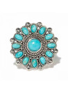 Bague argent massif et pierre naturelle