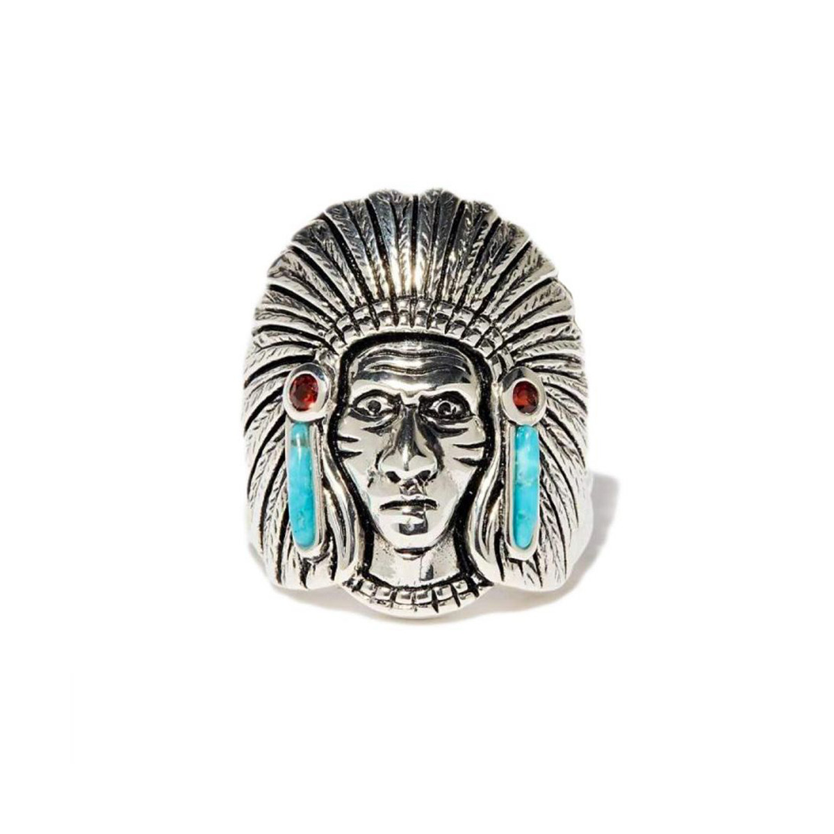 Bague"Lupino" Turquoise 0,26ct et Argent Massif 925/1000