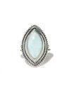 Bague argent massif et pierre naturelle