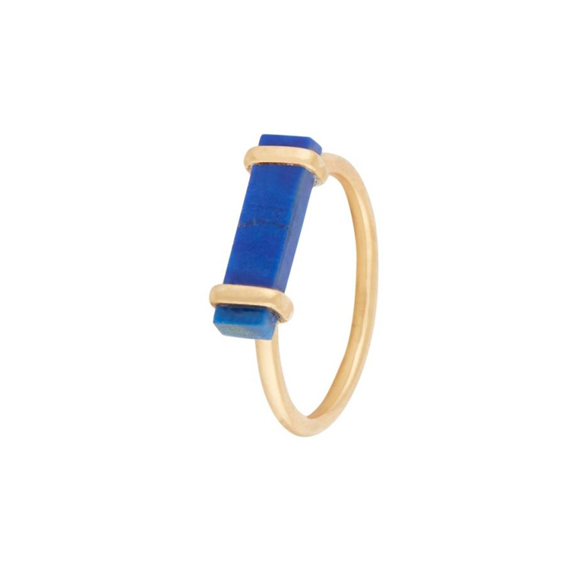 Bague doré et lapis Bague "Célesta" Lapis Lazuli Laiton doré
