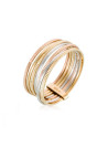 Bague Or tricolore 375/1000