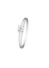 Bague Or Blanc et oxydes de zirconium "Excellence"