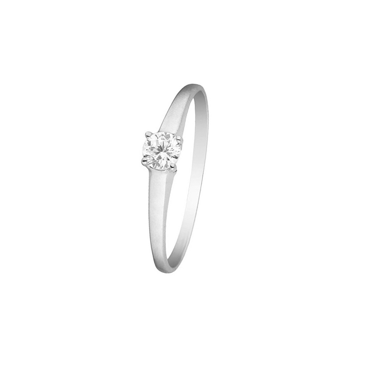 Bague "Ombre" Or blanc