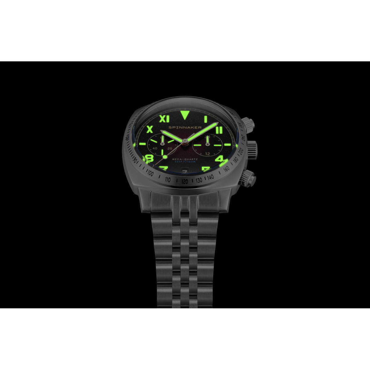 Montre Spinnaker Hull California Chronograph - Cadran - SP-5092-22 Montre Spinnaker Hull California Chronograph - Cadran noir et rouge