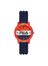 Montre FILA Bracelet bleu en silicone.