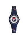 Montre Boitier rond en plastique bleu FILA