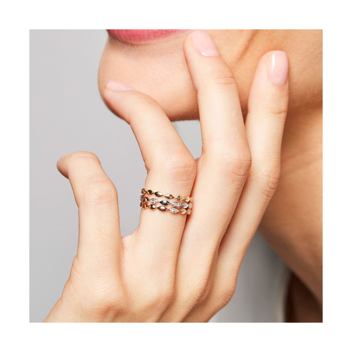Bague trinity diamant hotsell