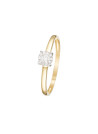 Bague "Akna" Or jaune et Diamants