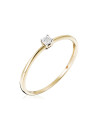 Solitaire Or Jaune et Diamant 0,01 carat "PETIT SOLITAIRE"