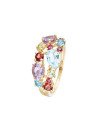 Bague Or Jaune "COLOR ME" Multipierres 2,12 carat