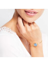 Bracelet jonc "Lluvia" Acqua Calci bleue