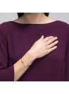"UNE MARRAINE FORMIDABLE" Jonc doré bracelet à message