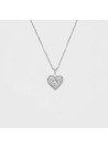 Pendentif Or Blanc et Diamant
