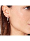 Boucles d'oreilles Or Blanc et Diamant