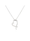 Pendentif Or Blanc et Diamant