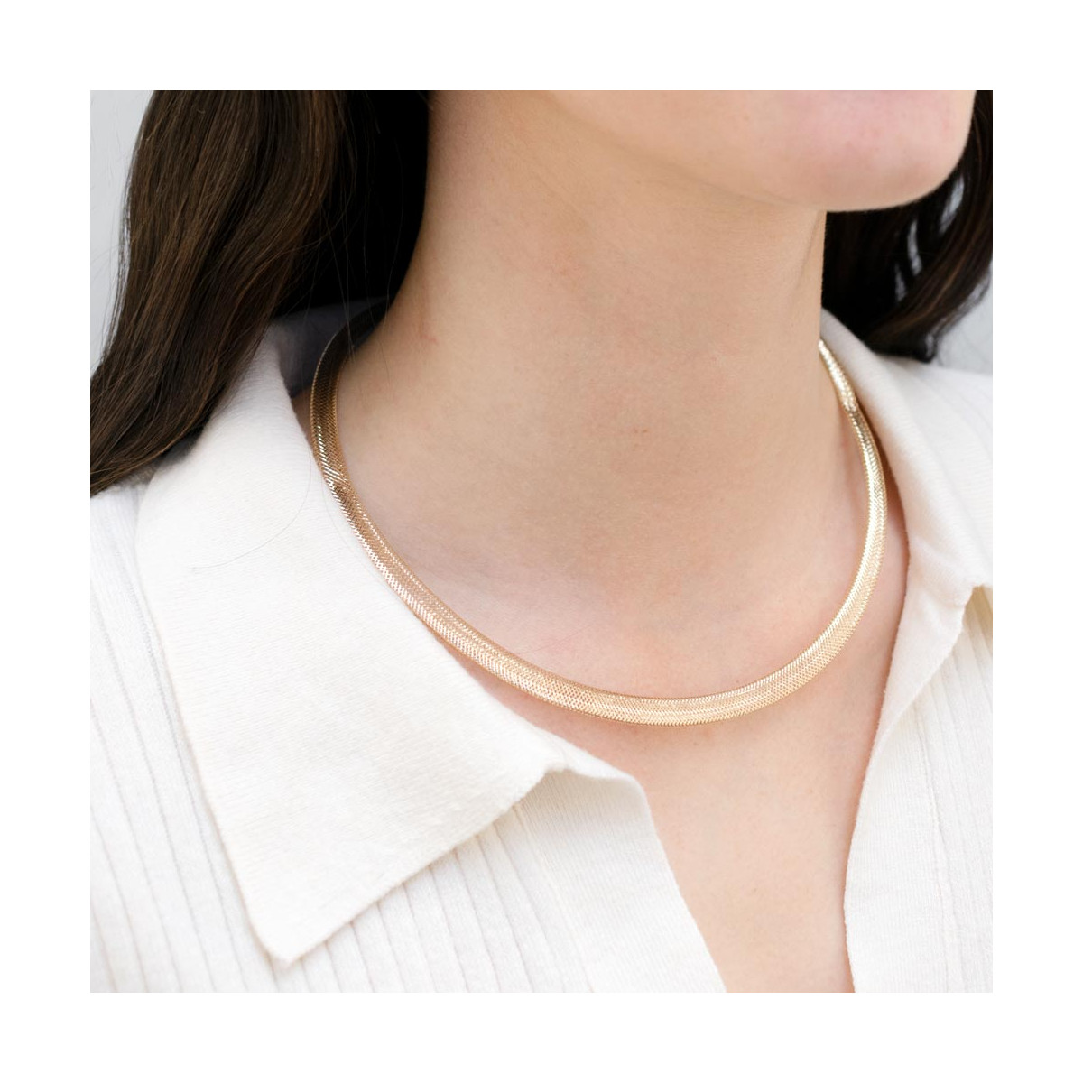 Collier Or jaune 375/1000 Collier "Frémissement" Or jaune