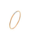 Bague Or Rose 375 et Diamants