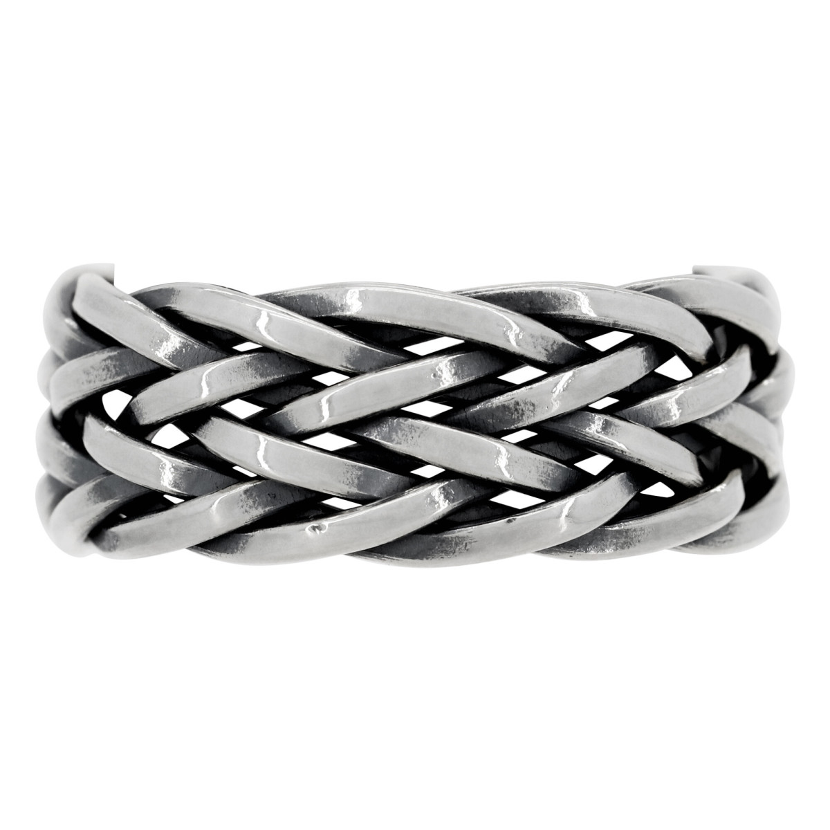 Bague ajustable "Zack" Argent 925/1000 Bague ajustable Homme Argent "Zack"