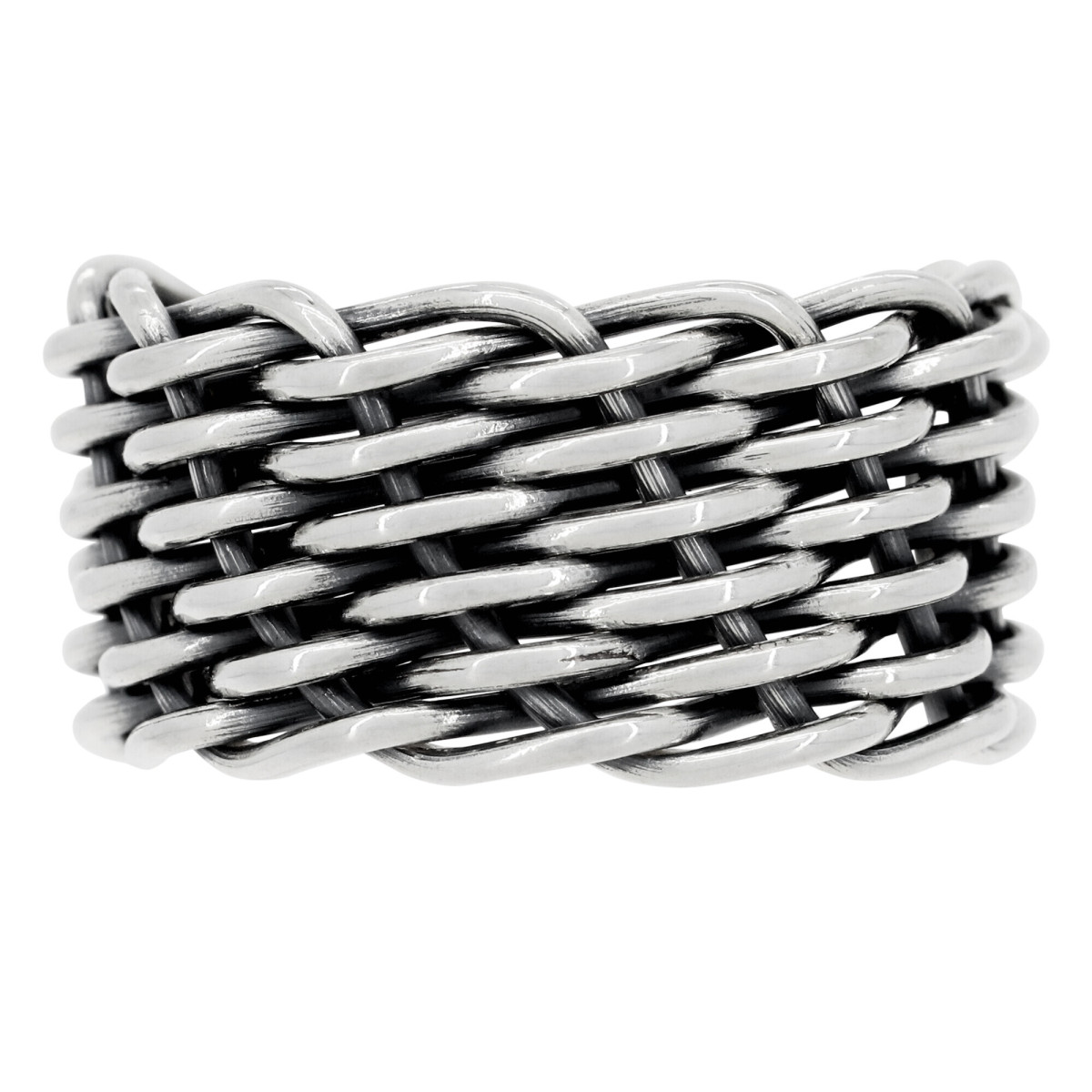 Bague ajustable "Valens" Argent 925/1000 Bague ajustable Homme Argent "Valens"
