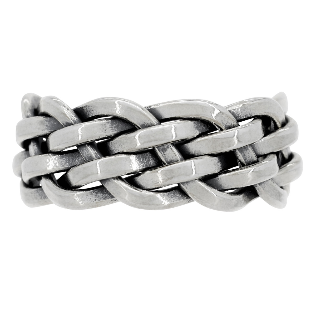 Bague ajustable "Baleri" Argent 925/1000 Bague Homme ajustable "Eron" Argent 925/1000