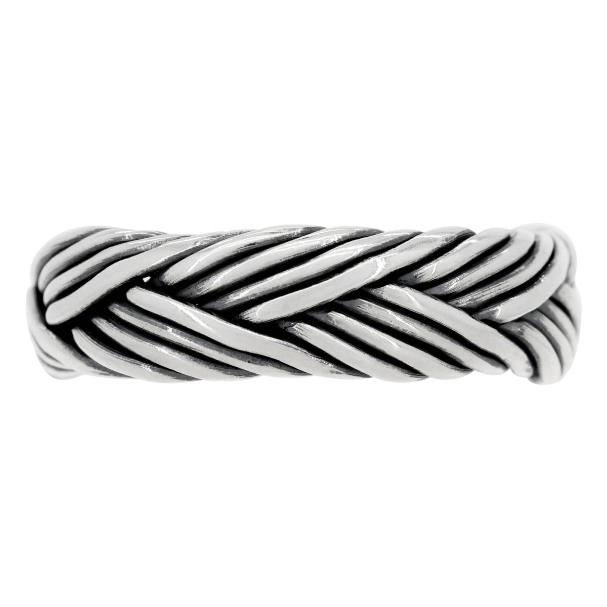 Bague ajustable "Oleg" Argent 925/1000 Bague Homme ajustable "Temur" Argent 925/1000