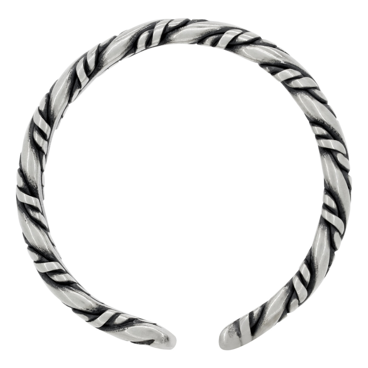 Bague ajustable "Aldo" Argent 925/1000 Bague Homme ajustable "Stellan" Argent 925/1000