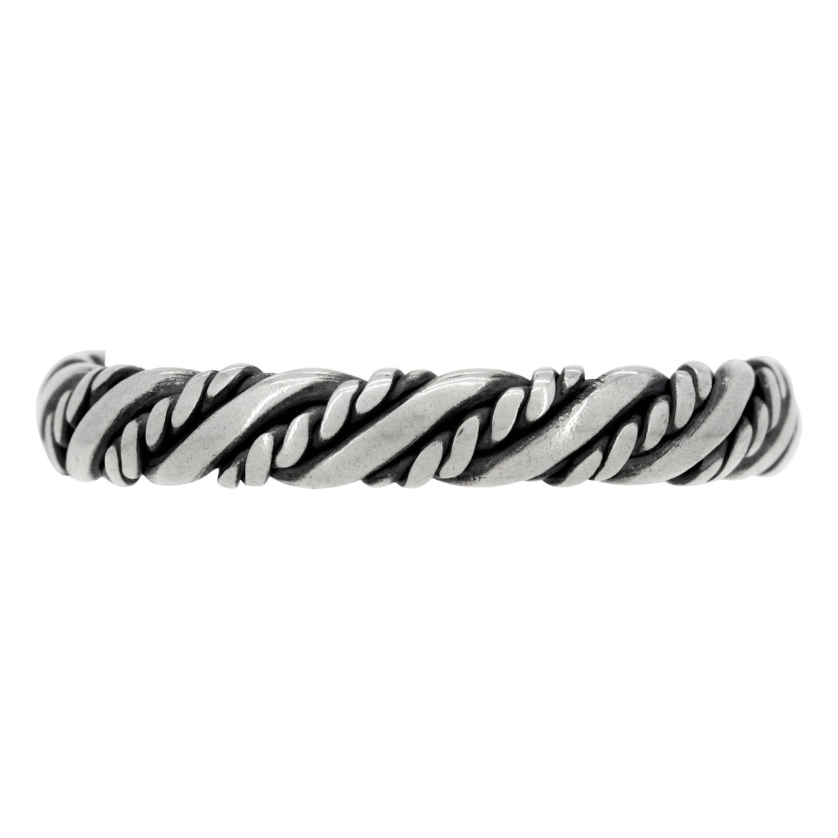 Bague ajustable "Aldo" Argent 925/1000 Bague Homme ajustable "Stellan" Argent 925/1000