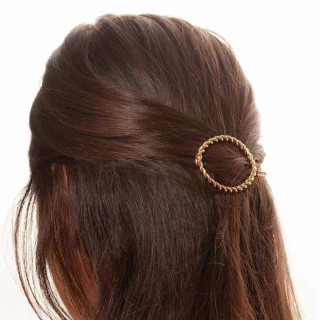 Barrette bijoux Bohème doré