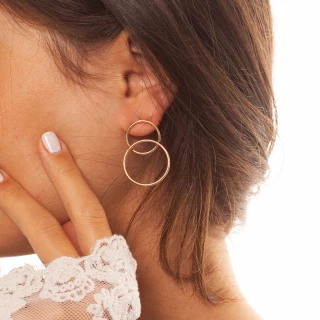 Boucles d'oreilles Bohème dorées