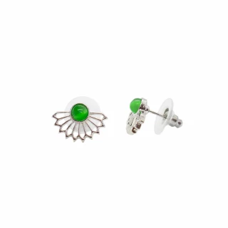 Boucles d'oreilles argentées