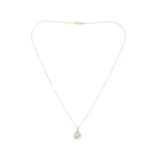Pendentif "Julisa" Or jaune et Diamant