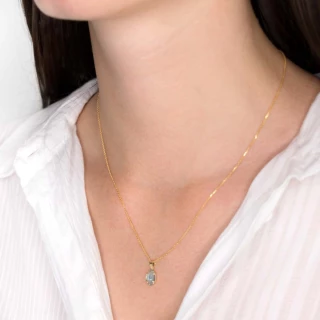 Pendentif belle topaze 1,51ct/1 "Pétun...