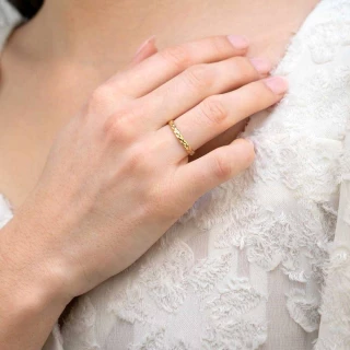 Bague "Torsadée" Or jaune