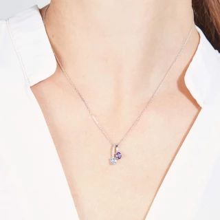 Pendentif Or Blanc Diamant et Pierres...