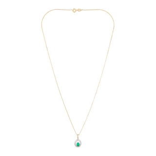 Pendentif "Camila" Or jaune et Grenat