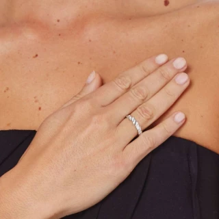 Bague "Feuillage Royal" Argent 925