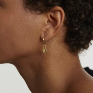 PDPAOLA Boucles d'Oreilles - Bond Gold...