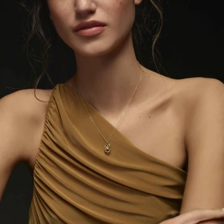 PDPAOLA Collier en argent doré  - Lett...