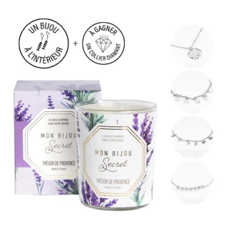 Bougie Bijou Bracelet argenté - Parfum...