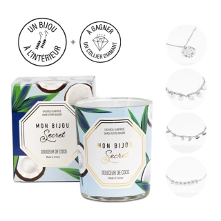 Bougie Bijou COCO2 bracelet argenté