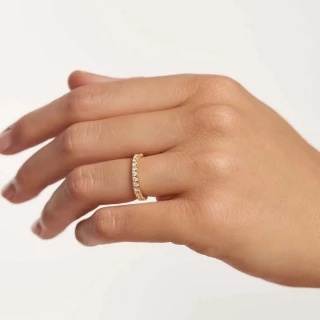 PDPAOLA Bague - Naomi Gold - en argent...