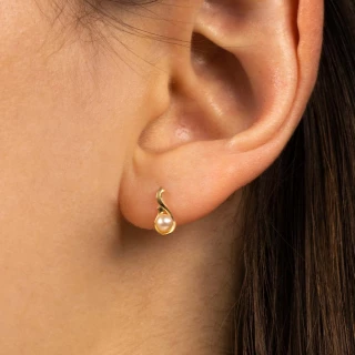 Boucles d'oreilles "Phare" Or jaune
